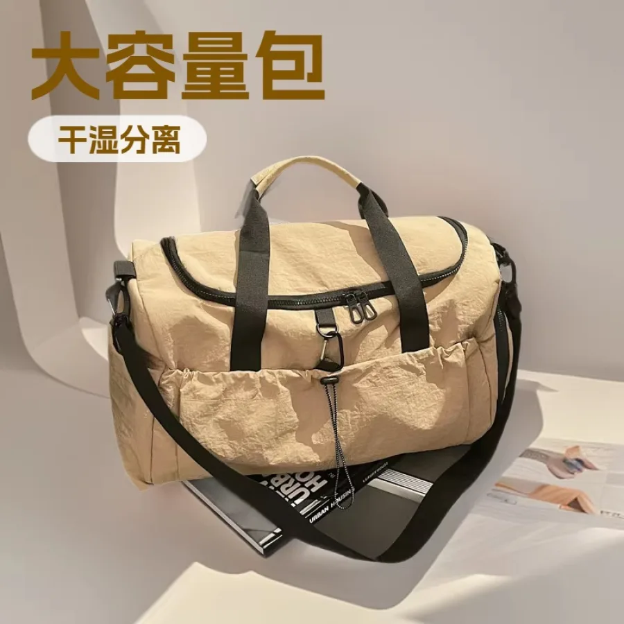 大容量可上飞机高级感短途行李袋男女外出旅行包时尚高颜值轻便款