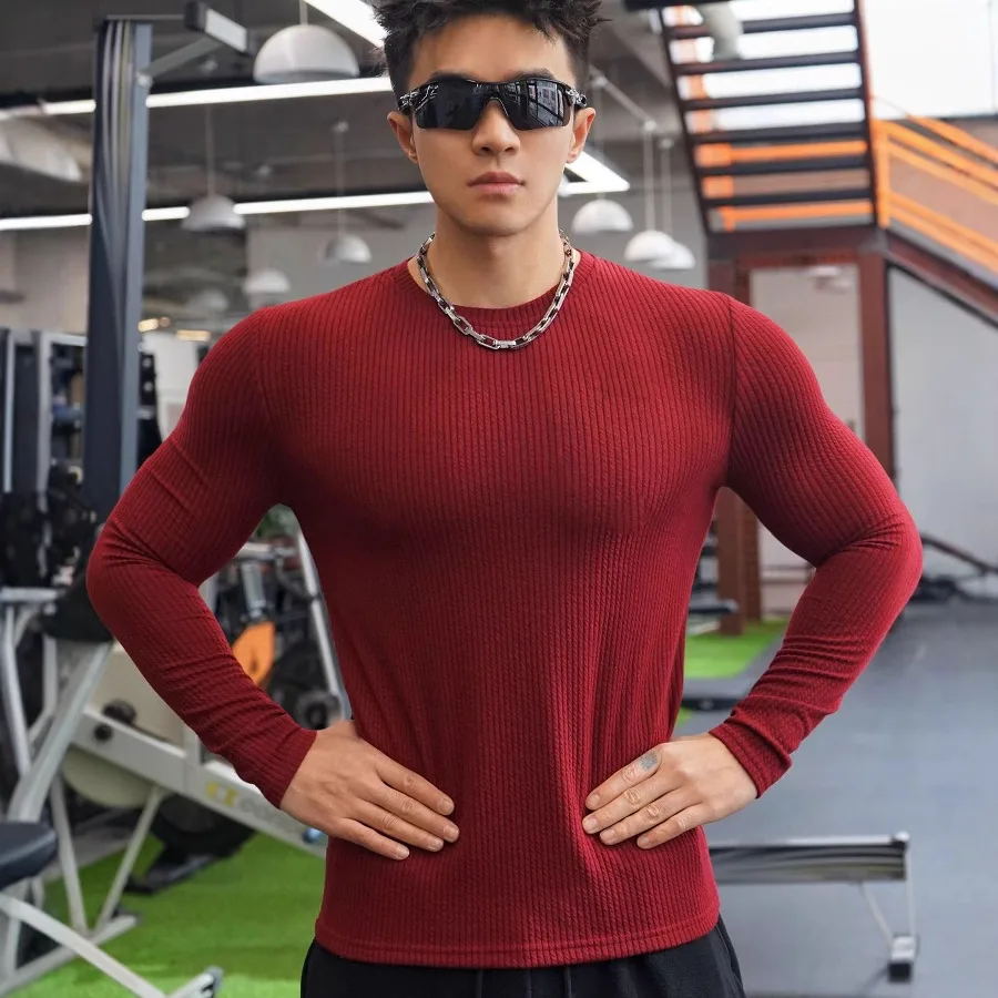 秋冬新款潮流男士套头卫衣打底衫 男装长袖t恤春秋季上衣男款卫衣