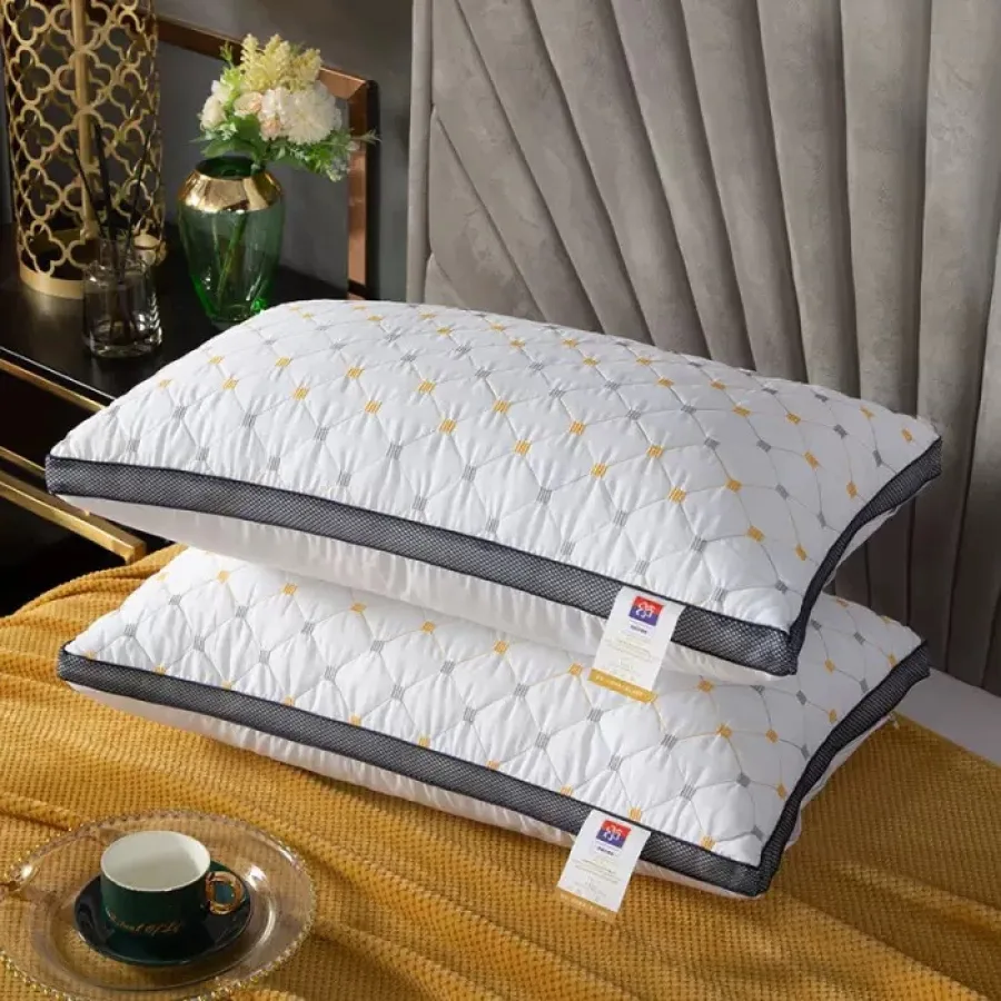 满天星酒店枕头芯低中高护颈椎睡眠枕芯不塌家用民宿南通家纺