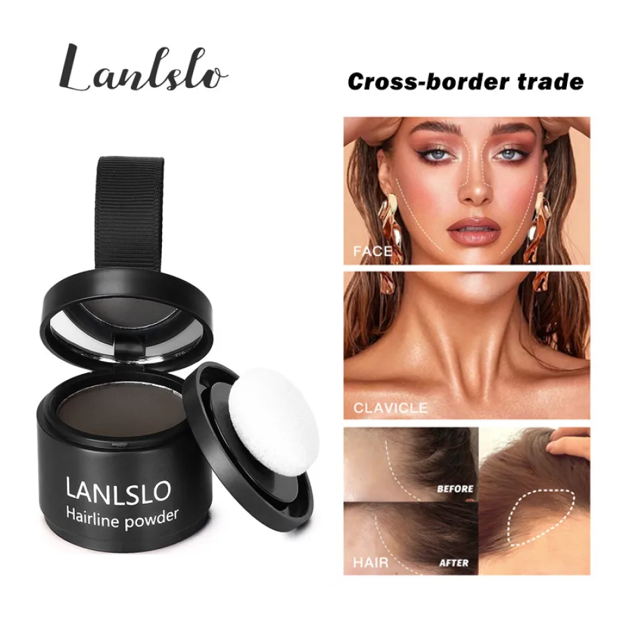 LANLSLO/兰莉诗洛 跨境 发际线粉膏泥补发填充神器防水阴影修容粉