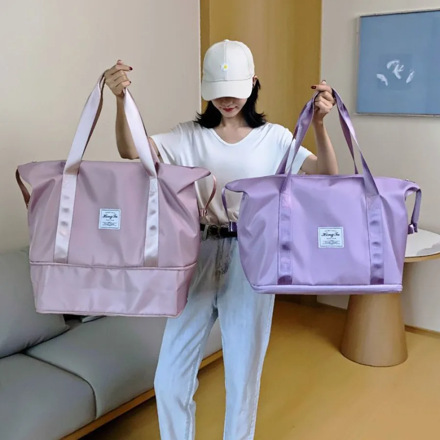 Copy Of Business Travel Bag for Women Short-Distance Luggage Bag Handheld Large Capacity Storage Bag Foldable Lightweight Travel Bag
